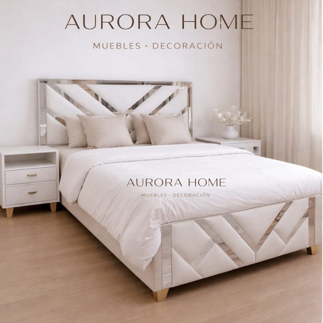 BASE CAMA + ESPALDAR LUXURY