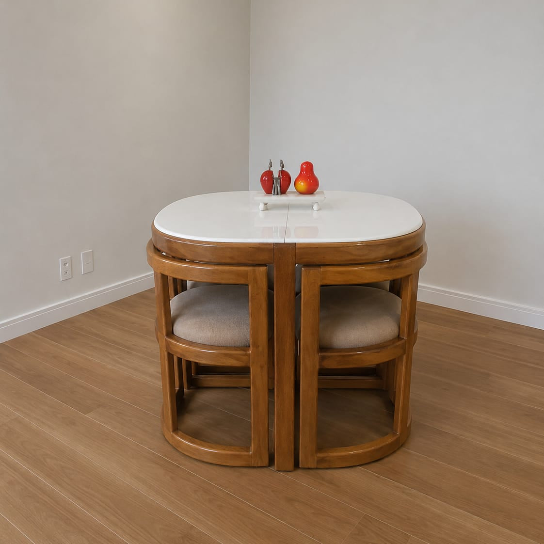 COMEDOR AHORRADOR DE ESPACIO IRLANDA 4 PUESTOS